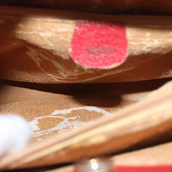 GUCCI Bamboo Hand Bag Leather Red 002 1186 0260 Auth ep4665 - Picture 10 of 16